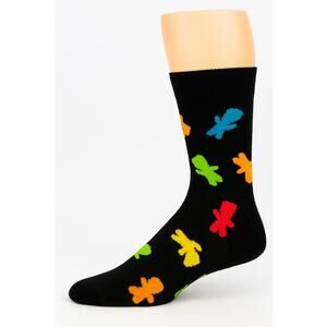 Sour Patch Kids Candy Themed Crew Socks Size 6-12